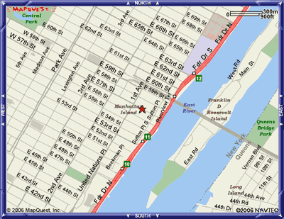 map to Manhattan Office